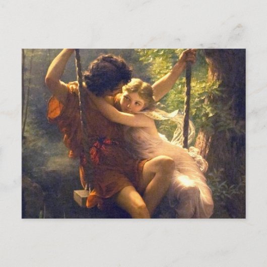 Carte Postale Printemps ~ Amateurs sur la peinture à voile (Devant)