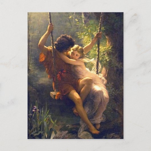 Carte Postale Printemps ~ Amateurs sur la peinture à voile (Devant)