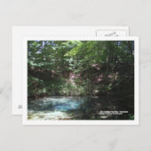 Carte Postale Printemps bleu à Red Clay, Tennessee (Devant / Derrière)