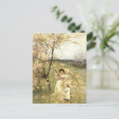 Carte Postale Printemps, c.1880 (Debout devant)