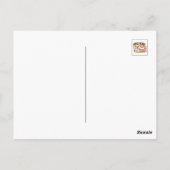 Carte Postale Printemps dans la laideur - Illustration de chien  (Dos)