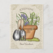 Carte Postale Printemps Dans Le Jardin (Devant)