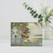 Carte Postale Printemps dans le jardin à Starnberg | Edward Cucu (Debout devant)