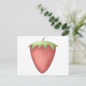 Carte Postale Printemps de bienvenue ・ fraise (Debout devant)