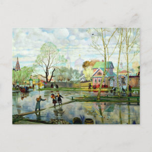 Carte Postale Printemps de Boris Kustodiev