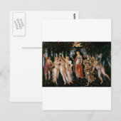 Carte Postale Printemps de Botticelli (Devant / Derrière)