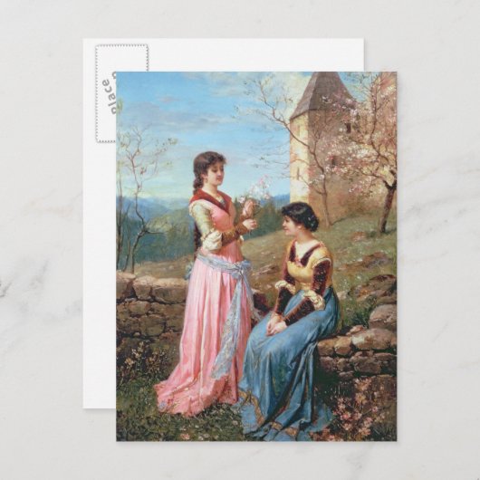 Carte Postale Printemps en Toscane (Devant / Derrière)