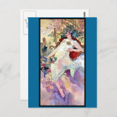 Carte Postale Printemps été hiver (Devant / Derrière)