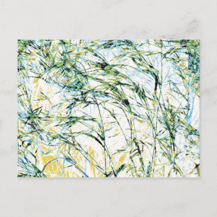 Carte Postale Printemps été nature fleur fleurie art design