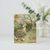 Carte Postale Printemps fleuris, tiré de la Pears Annual, 1902 (Debout devant)