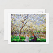 Carte Postale Printemps, Monet (Devant / Derrière)