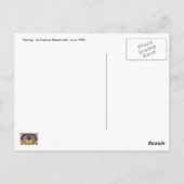 Carte postale : Printemps par Frances Macdonald (Dos)