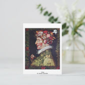 Carte Postale Printemps Par Giuseppe Arcimboldo (Debout devant)