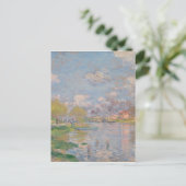 Carte Postale Printemps sur la Seine par Monet Impressionniste (Debout devant)