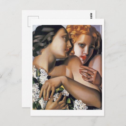 Carte Postale Printemps | Tamara De Lempicka | (Devant / Derrière)