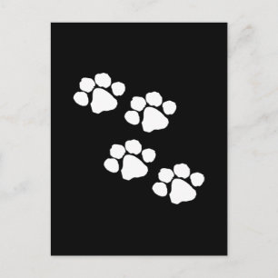 Carte Postale Prints des animaux