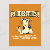 Carte Postale Priorités : Vous pouvez toujours réintégrer une cl (Devant)