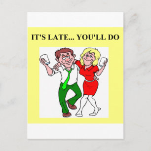 Carte Postale prise de boisson