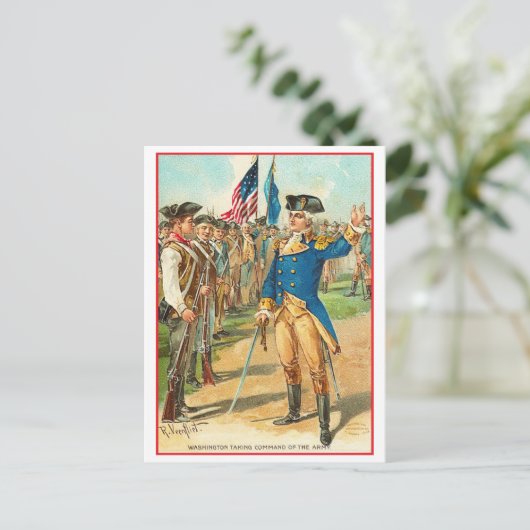 Carte Postale Prise de commandement (Debout devant)