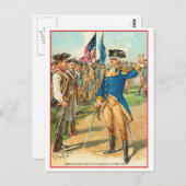 Carte Postale Prise de commandement (Devant / Derrière)