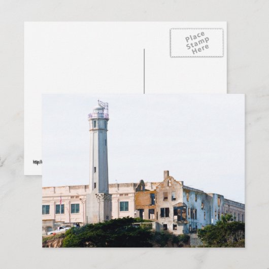 Carte Postale Prison d'Alcatraz (Devant / Derrière)