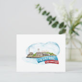 Carte Postale Prison d'Alcatraz San Francisco (Debout devant)