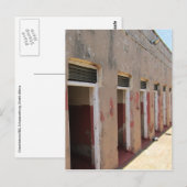 Carte Postale prison des cellules mandela (Devant / Derrière)