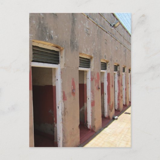 Carte Postale prison des cellules mandela (Devant)