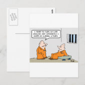 Carte Postale prison illégale (Devant / Derrière)