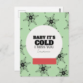 Carte Postale Prison Long Distance Winter Christmas Snowglobe  (Devant / Derrière)