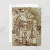 Carte Postale Prison romaine, c.1744-5 (Devant / Derrière)