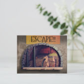 Carte Postale PRISONNIER D'ESCAPE DE QUARANTINE par Slipperywind (Debout devant)