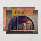 Carte Postale PRISONNIER D'ESCAPE DE QUARANTINE par Slipperywind (Devant / Derrière)