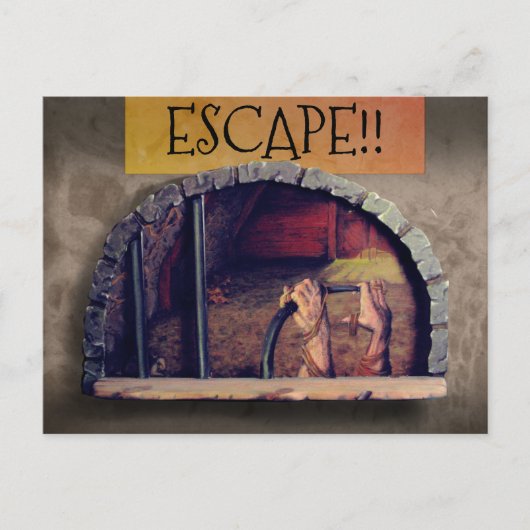 Carte Postale PRISONNIER D'ESCAPE DE QUARANTINE par Slipperywind (Devant)