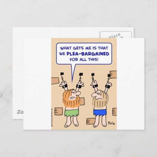 Carte Postale prisonnier dungeon plaideur (Devant / Derrière)