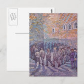 Carte Postale Prisonniers exerçant (Devant / Derrière)