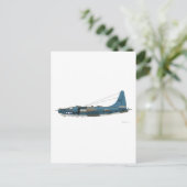 Carte Postale Privateur consolidé PB4Y-2 (Debout devant)