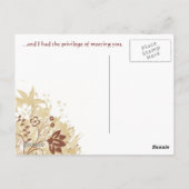 Carte Postale Privilégié (Dos)