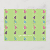 Carte Postale Prix de reconnaissance d'anniversaire des élèves (Dos)