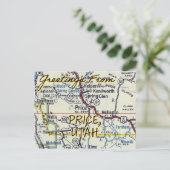 Carte Postale Prix Utah Vintage (Debout devant)