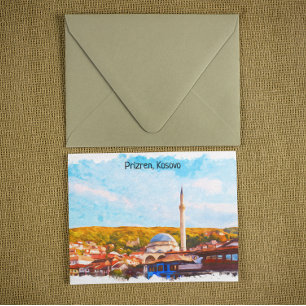 Carte Postale Prizren Kosovo sinan pasha mosquée