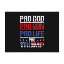 Pro God Pro Gun Anti-avortement Pro Trump Election