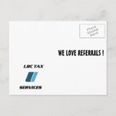 Carte postale pro LBC FISC SERVICES (Devant)