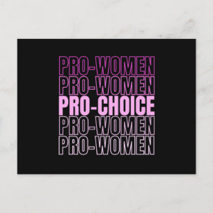 Carte Postale Pro Women Pro Choice - Droits d'avortement