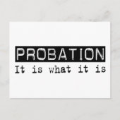 Carte Postale Probation C'Est (Devant)