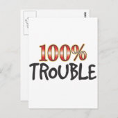 Carte Postale Problème 100 % (Devant / Derrière)