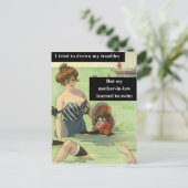 Carte Postale Problème avec la belle-mère (Debout devant)