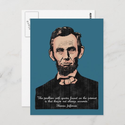 Carte Postale Problème avec les devis (Devant / Derrière)