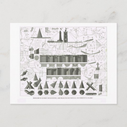 Carte Postale Problèmes de géométrie ou d'arpentage (Devant)
