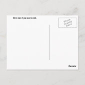 Carte postale ・ problèmes de port Kermode Bear (Dos)